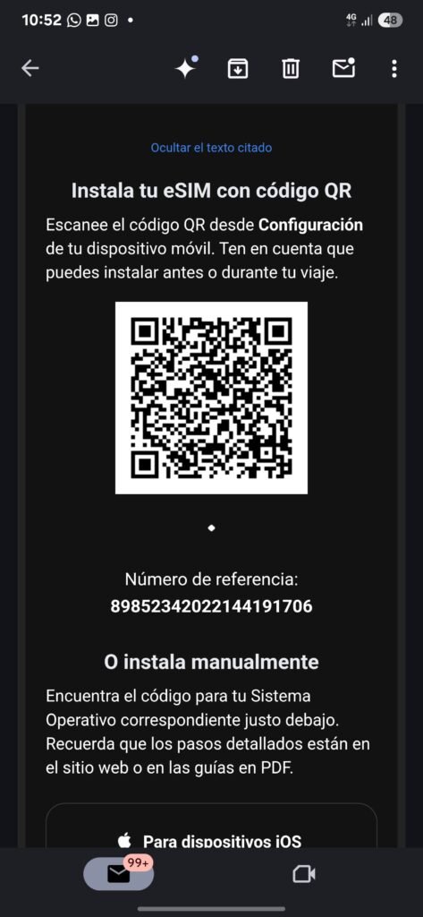 Cómo configurar eSIM Holafly opiniones paso a paso