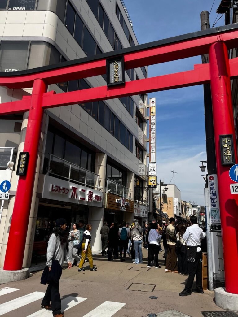 tori entrada calle komachi street